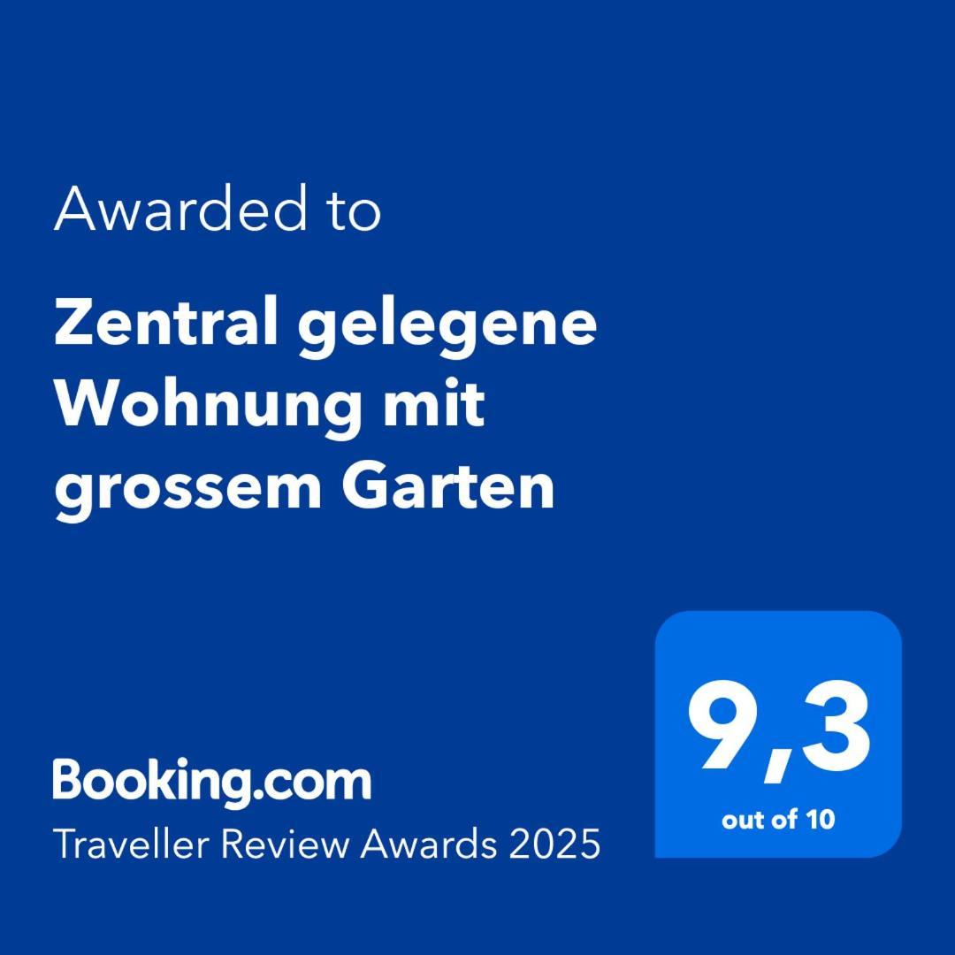Zentral Gelegene Wohnung Mit Grossem Garten Интерлакен Экстерьер фото
